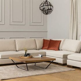 Vivense Tulip Ekru Köşe Koltuk Takımı