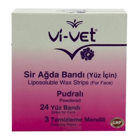 Vivet Pudralı 24'lü Yüz İçin Sir Ağda Bandı