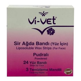 Vivet Pudralı 24'lü Yüz İçin Sir Ağda Bandı