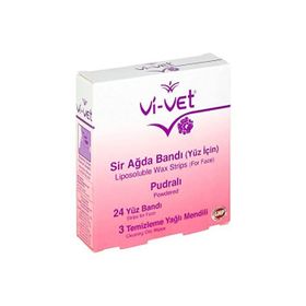 Vivet Pudralı 24'lü Yüz İçin Sir Ağda Bandı