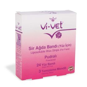 Vivet Pudralı 24'lü Yüz İçin Sir Ağda Bandı