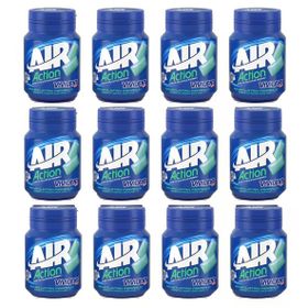 Vivident 63 gr Xylıt Air Action Nane ve Okaliptus Aromalı Şekersiz Tatlandırıcılı Draje Sakız (12 adet)
