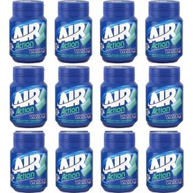 Vivident 63 gr Xylıt Air Action Nane ve Okaliptus Aromalı Şekersiz Tatlandırıcılı Draje Sakız (12 adet)