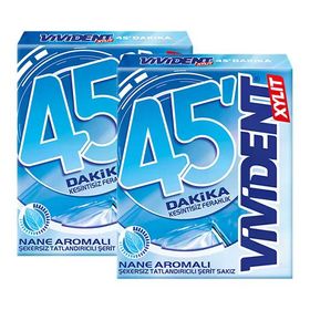 Vivident Nane Aromalı 33 gr 45 Dakika Sakız