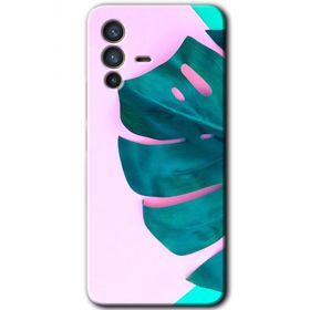Vivo V23 5G 3D Yaprak Baskılı Uyumlu Silikon Kılıf