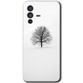 Vivo V23 5G Alone Tree Baskılı Uyumlu Silikon Kılıf