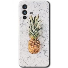 Vivo V23 5G Ananas Baskılı Uyumlu Silikon Kılıf
