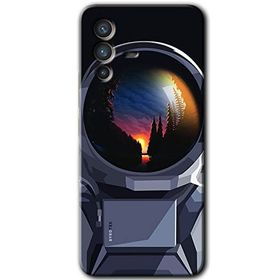 Vivo V23 5G Astronot Baskılı Uyumlu Silikon Kılıf