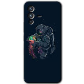 Vivo V23 5G Astronot Kıyafeti Baskılı Uyumlu Silikon Kılıf