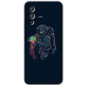 Vivo V23 5G Astronot Kıyafeti Baskılı Uyumlu Silikon Kılıf