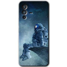 Vivo V23 5G Astronot Yalnızlığı Baskılı Uyumlu Silikon Kılıf