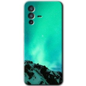 Vivo V23 5G Aurora Baskılı Uyumlu Silikon Kılıf