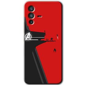 Vivo V23 5G Avengers Tower Baskılı Uyumlu Silikon Kılıf
