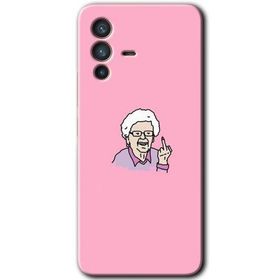 Vivo V23 5G Bad Grandmother Baskılı Uyumlu Silikon Kılıf