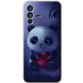 Vivo V23 5G Bebek Panda Baskılı Uyumlu Silikon Kılıf