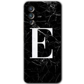 Vivo V23 5G Beyaz Mermer Desenli U Harfi Baskılı Uyumlu Silikon Kılıf