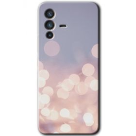 Vivo V23 5G Blur Lights Baskılı Uyumlu Silikon Kılıf