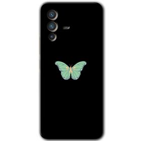 Vivo V23 5G Butterfly Tree Baskılı Uyumlu Silikon Kılıf