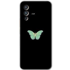 Vivo V23 5G Butterfly Tree Baskılı Uyumlu Silikon Kılıf