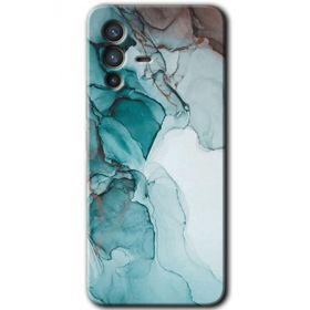 Vivo V23 5G Buzul Mermer Baskılı Uyumlu Silikon Kılıf