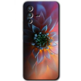 Vivo V23 5G Çiçek Motif Baskılı Uyumlu Silikon Kılıf