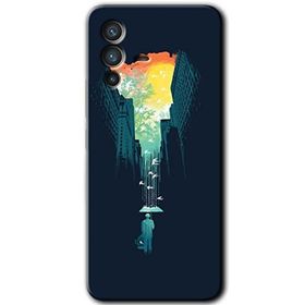 Vivo V23 5G City Bird Sky Baskılı Uyumlu Silikon Kılıf