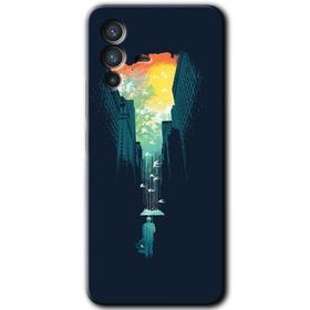 Vivo V23 5G City Bird Sky Baskılı Uyumlu Silikon Kılıf