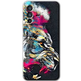 Vivo V23 5G Colorfull Aslan Baskılı Uyumlu Silikon Kılıf