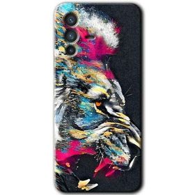 Vivo V23 5G Colorfull Aslan Baskılı Uyumlu Silikon Kılıf