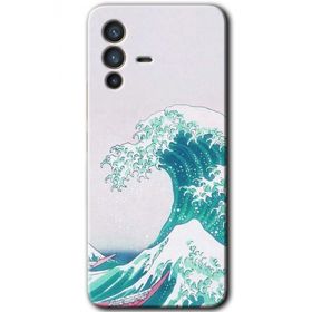 Vivo V23 5G Dalga Baskılı Uyumlu Silikon Kılıf