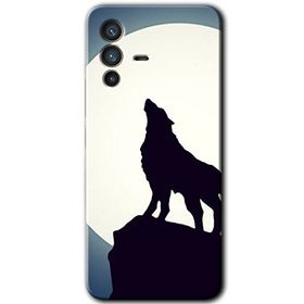 Vivo V23 5G Dolunay Bozkurt Baskılı Uyumlu Silikon Kılıf