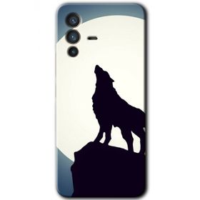 Vivo V23 5G Dolunay Bozkurt Baskılı Uyumlu Silikon Kılıf