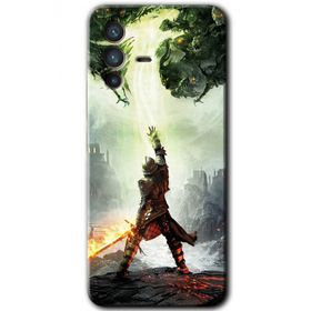 Vivo V23 5G Dragon Hunter Baskılı Uyumlu Silikon Kılıf