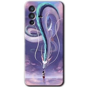 Vivo V23 5G Dragon Snake Baskılı Uyumlu Silikon Kılıf