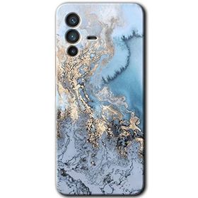 Vivo V23 5G Eski Mermer Baskılı Uyumlu Silikon Kılıf