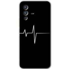 Vivo V23 5G Flash Logo Baskılı Uyumlu Silikon Kılıf