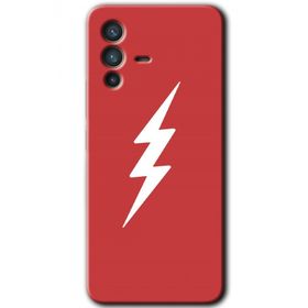 Vivo V23 5G Flash Logo Baskılı Uyumlu Silikon Kılıf