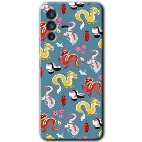 Vivo V23 5G Funky Dragon Baskılı Uyumlu Silikon Kılıf