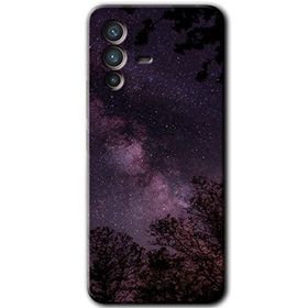 Vivo V23 5G Gece Galaksi Baskılı Uyumlu Silikon Kılıf