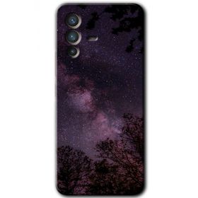 Vivo V23 5G Gece Galaksi Baskılı Uyumlu Silikon Kılıf