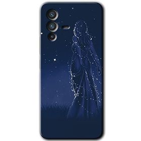 Vivo V23 5G Gecenin Kraliçesi Baskılı Uyumlu Silikon Kılıf