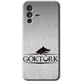 Vivo V23 5G Göktürk Baskılı Uyumlu Silikon Kılıf