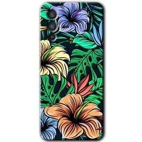Vivo V23 5G Hibiscus Flowers Baskılı Uyumlu Silikon Kılıf