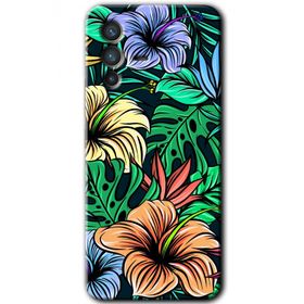 Vivo V23 5G Hibiscus Flowers Baskılı Uyumlu Silikon Kılıf