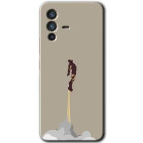 Vivo V23 5G İronman Airport Baskılı Uyumlu Silikon Kılıf