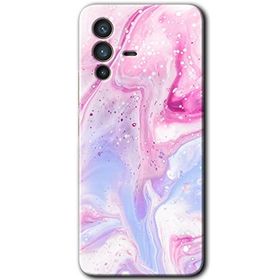 Vivo V23 5G Kabarmış Leke Baskılı Uyumlu Silikon Kılıf