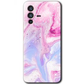 Vivo V23 5G Kabarmış Leke Baskılı Uyumlu Silikon Kılıf