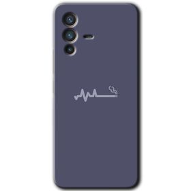 Vivo V23 5G Kara Kedi Baskılı Uyumlu Silikon Kılıf