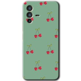 Vivo V23 5G Kiraz Berry Baskılı Uyumlu Silikon Kılıf