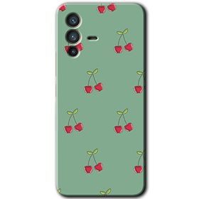 Vivo V23 5G Kiraz Berry Baskılı Uyumlu Silikon Kılıf